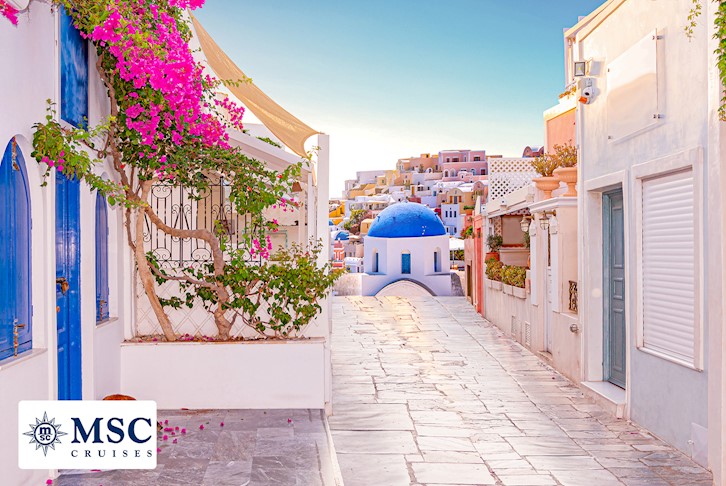 London to Rome Tour with Greek Islands & Mediterranean Cruise